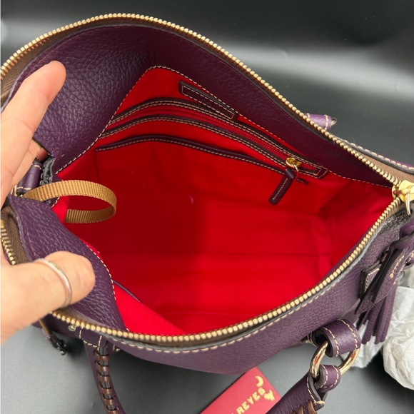 Rare Dooney And Bourke satchel PLUM - Picture 11 of 11